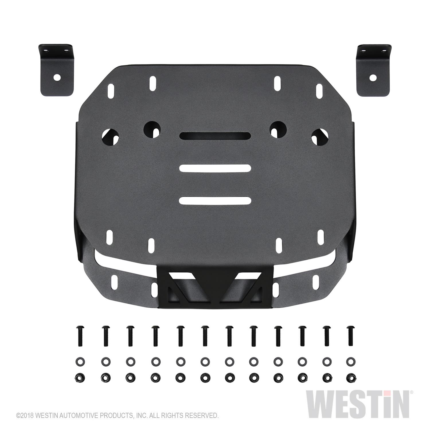 Westin 18-19 Jeep Wrangler JL WJ2 Spare Tire Relocator - Textured Black thumbnail 2