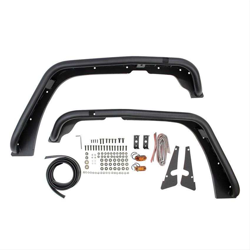 Westin/Snyper 07-17 Jeep Wrangler Tube Fenders - Front - Textured Black thumbnail 3