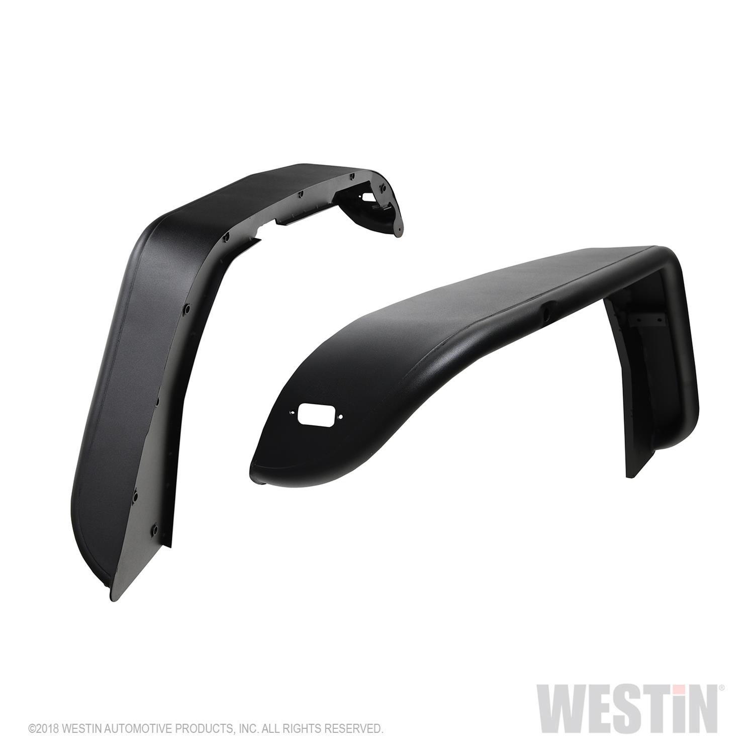 Westin 18-20 Jeep Wrangler JL / 20 Gladiator Tube Fenders - Front - Textured Black thumbnail 2