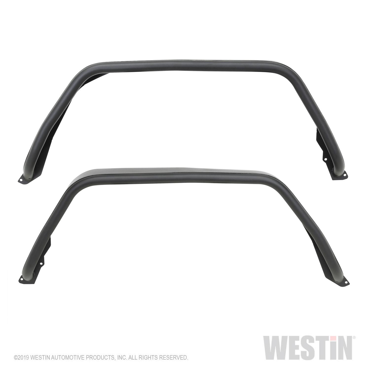 Westin 2020 Jeep Gladiator Tube Fenders - Rear - Textured Black thumbnail 8