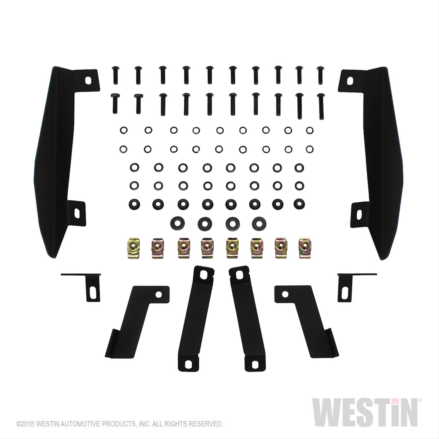 Westin 07-18 Jeep Wrangler JK Inner Fenders - Front - Textured Black thumbnail 6