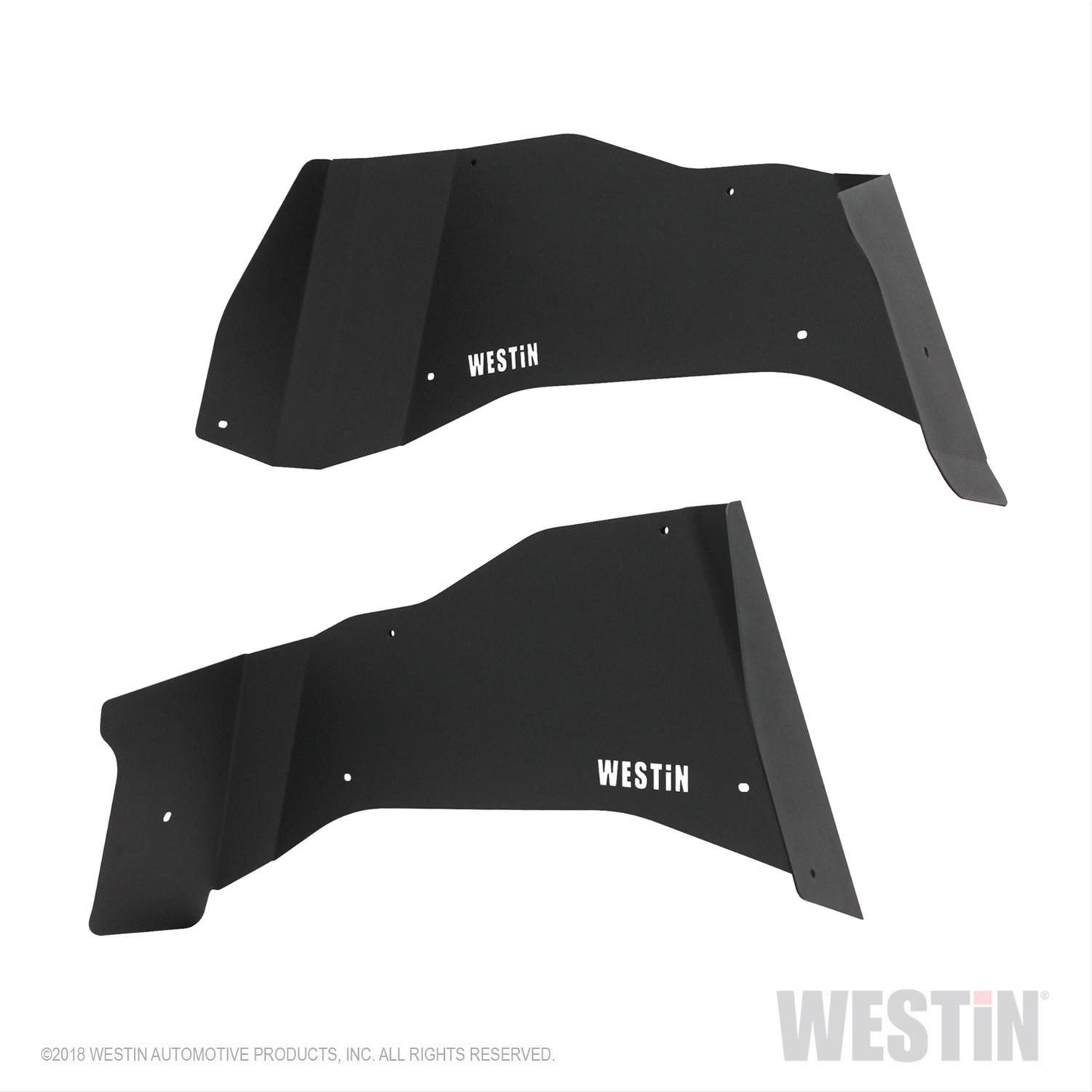 Westin 07-18 Jeep Wrangler JK Inner Fenders - Rear - Textured Black thumbnail 7