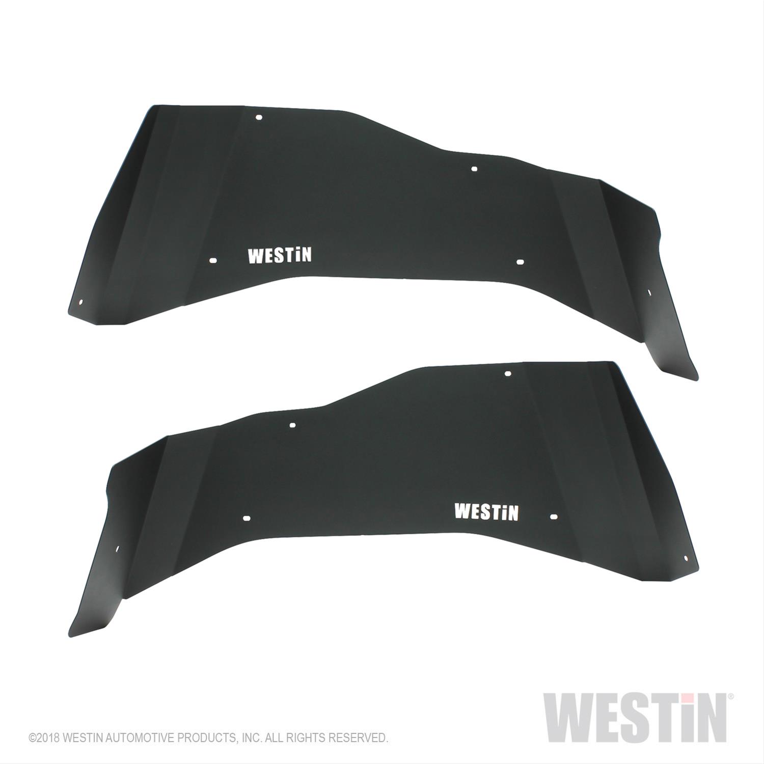Westin 07-18 Jeep Wrangler JK Inner Fenders - Rear - Textured Black thumbnail 8