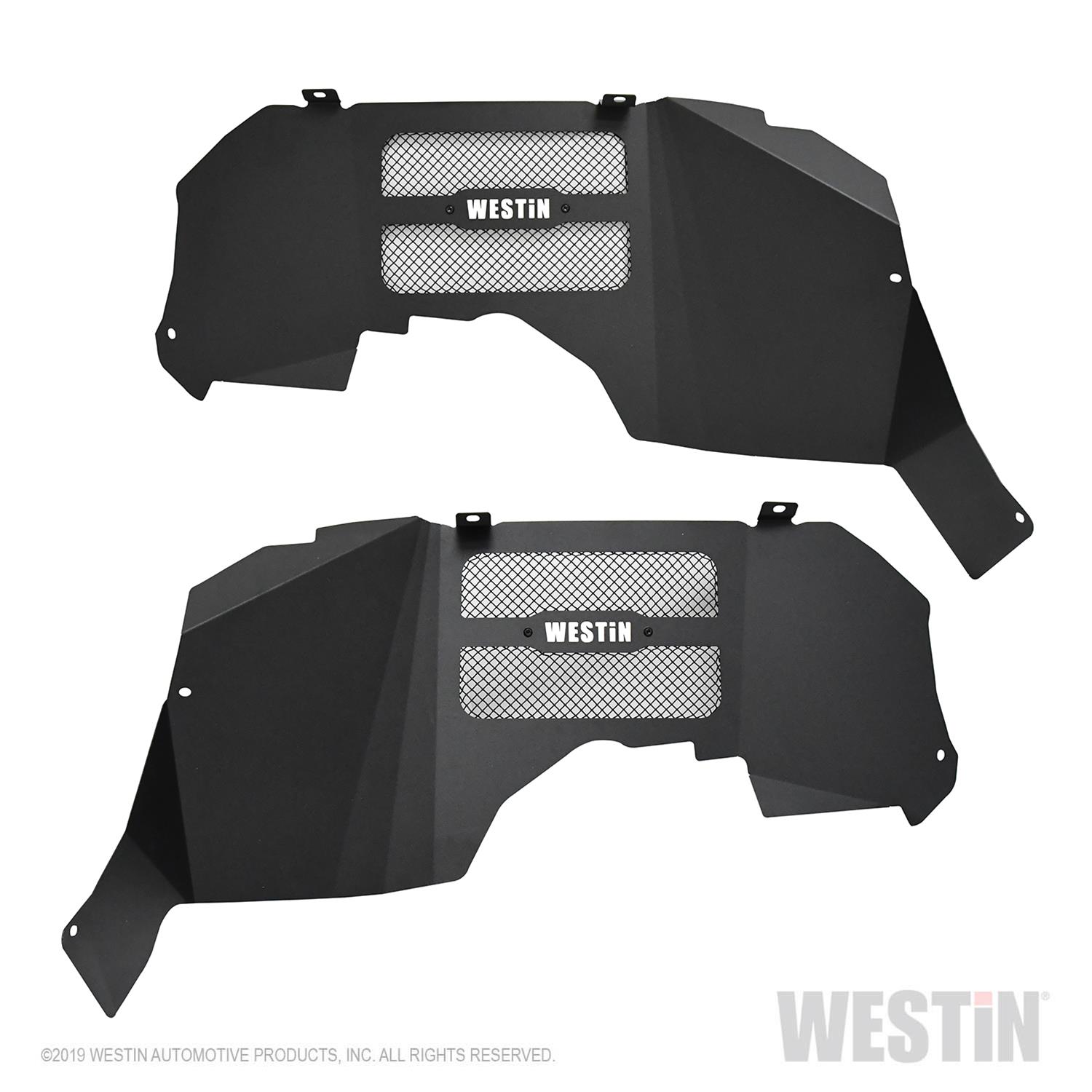 Westin 18-20 Jeep Wrangler JL Inner Fenders - Front - Textured Black thumbnail 4