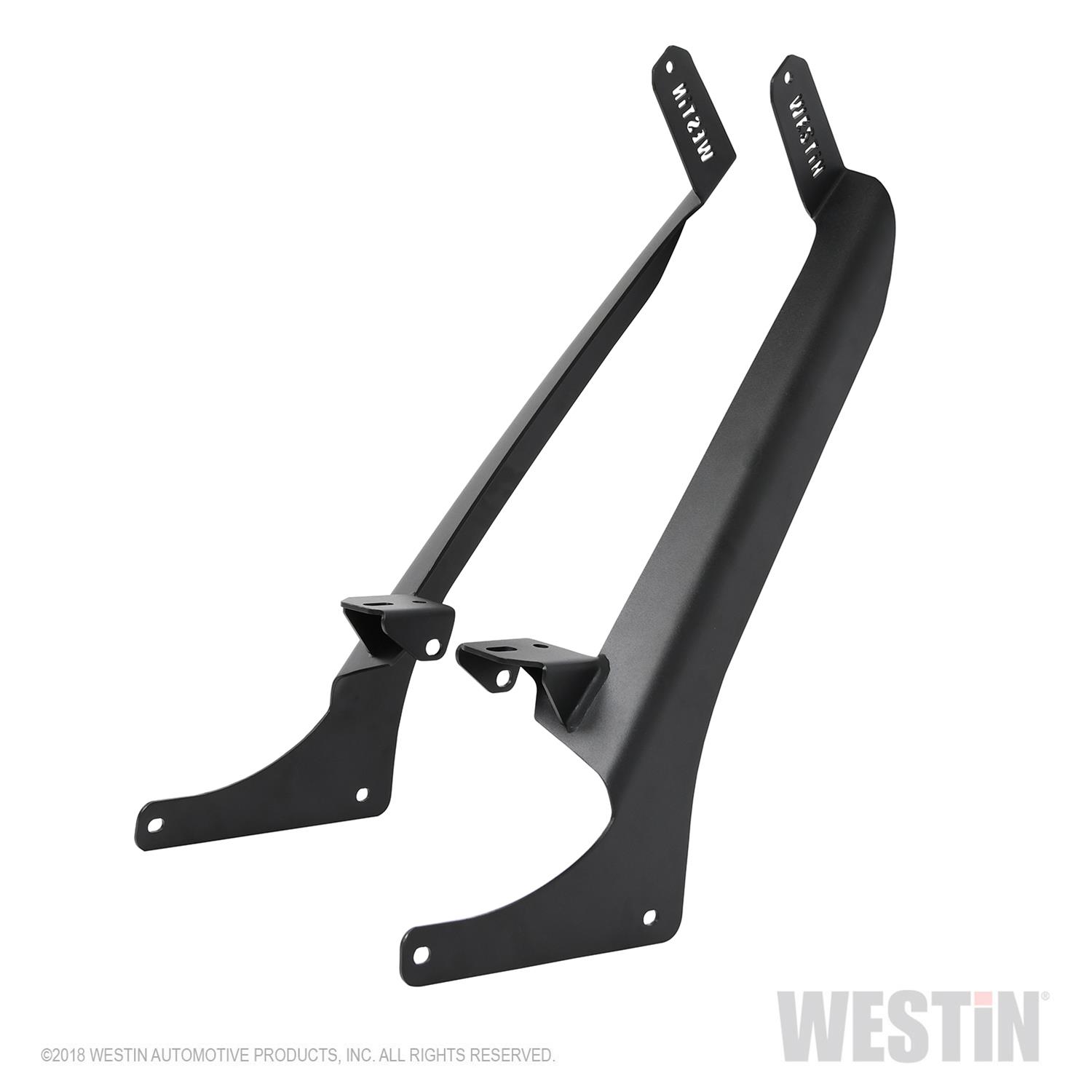 Westin 18-19 Jeep Wrangler Pillar LED Light Mount - Textured Black thumbnail 7