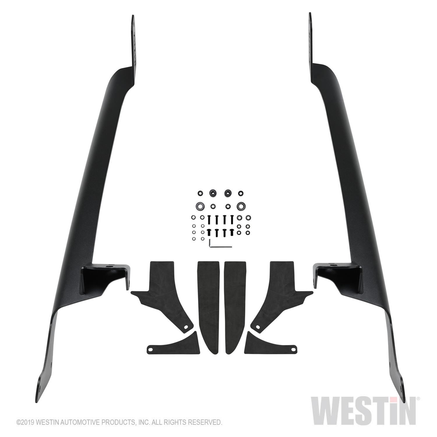 Westin 18-19 Jeep Wrangler Pillar LED Light Mount - Textured Black thumbnail 6