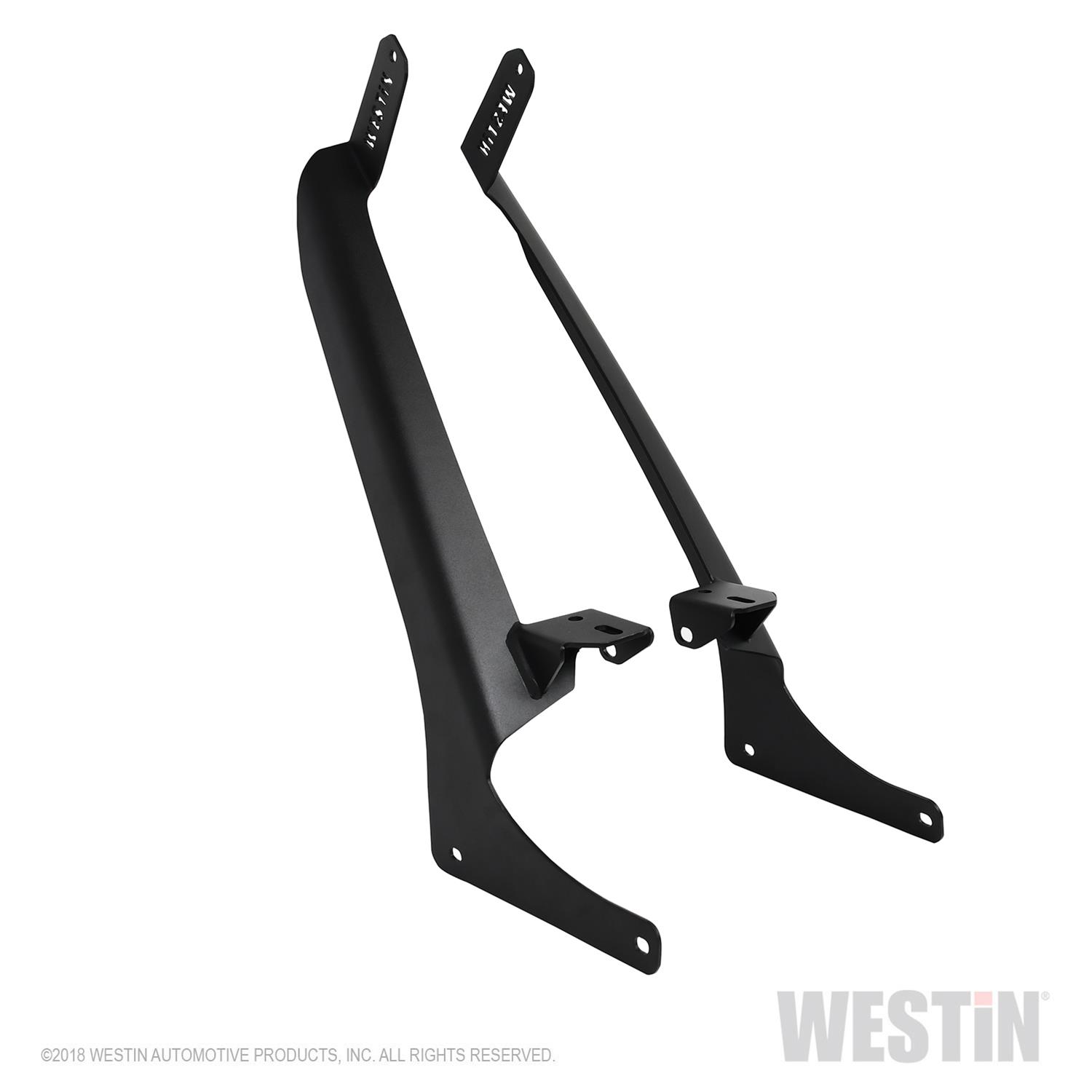 Westin 18-19 Jeep Wrangler Pillar LED Light Mount - Textured Black thumbnail 8