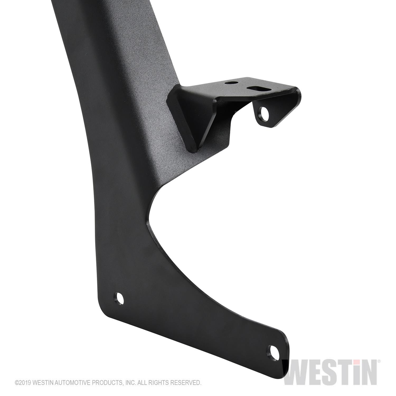 Westin 18-19 Jeep Wrangler Pillar LED Light Mount - Textured Black thumbnail 5