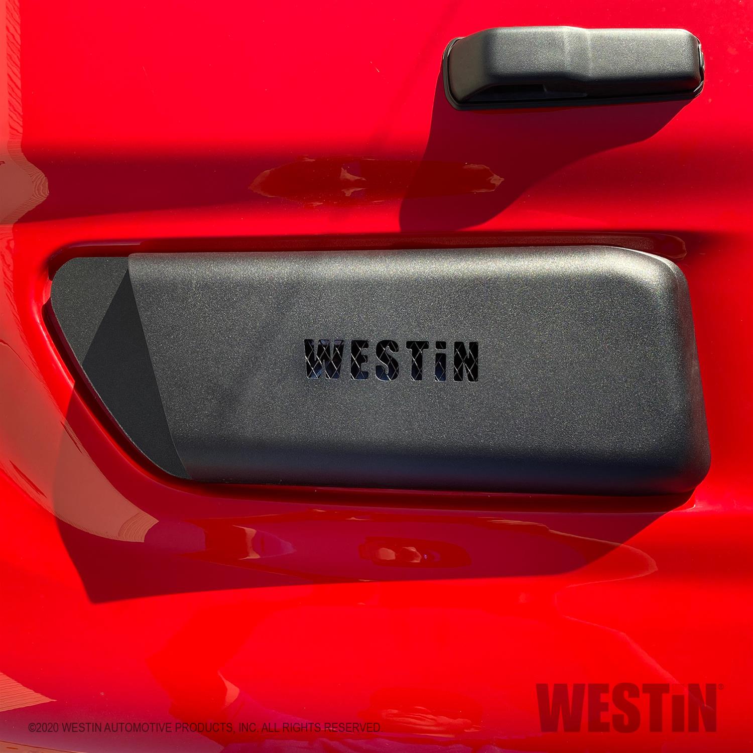 Westin 18-20 Jeep Wrangler JL 2dr LED Hood Scoops - Textured Black thumbnail 4
