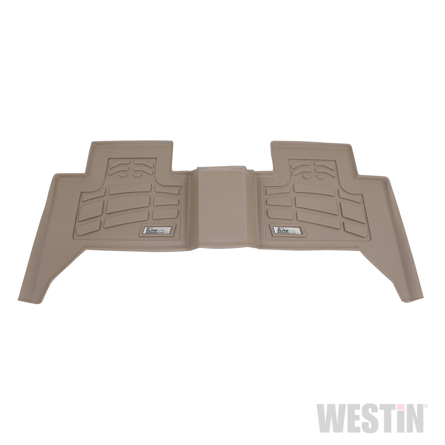 Westin Sure-Fit Floor Liners 72-133073 Liners, Sure-Fit, Second Seat, Rubberized Thermoplastic, Tan, Toyota, Each