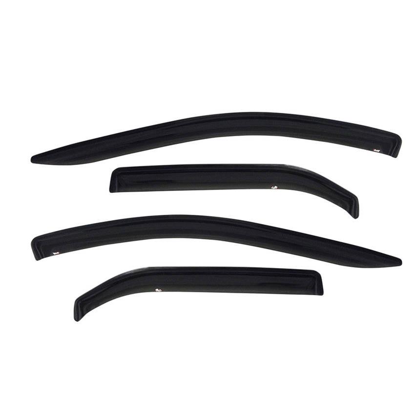 Westin Tape-On Slim Wind Deflectors 72-31478 Side Window Visors, Windguards, Smoke, Acrylic, Front and Rear, Cadillac, Chevrolet, GMC, Set of 4