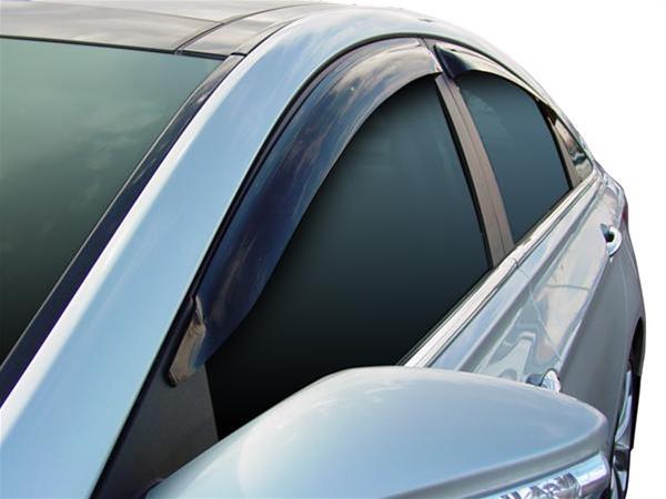 Westin Tape-On Slim Wind Deflectors 72-43480 Side Window Visors, Windguards, Smoke, Acrylic, Front and Rear, Hyundai, Set of 4 thumbnail 2