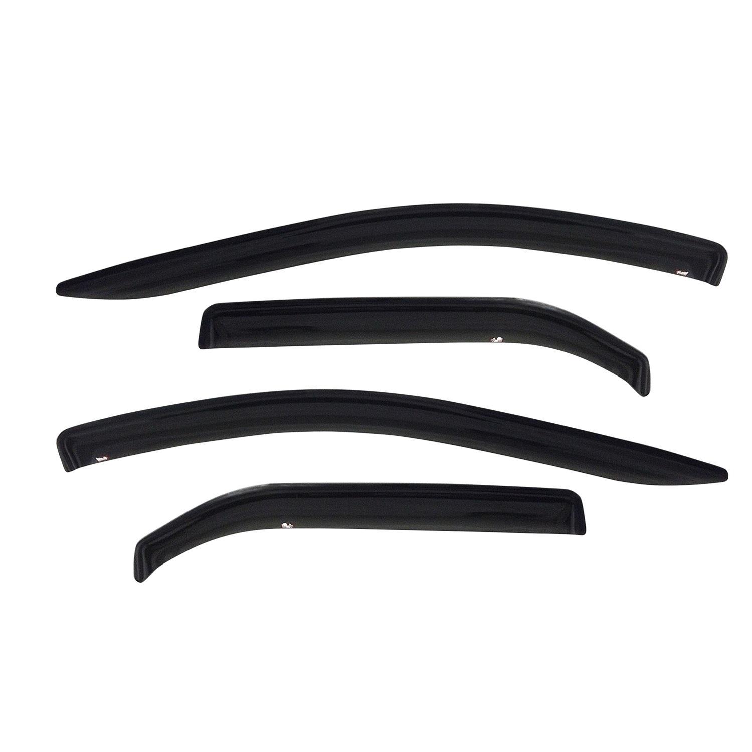 Westin Tape-On Slim Wind Deflectors 72-44482 Side Window Visors, Windguards, Smoke, Acrylic, Front and Rear, Honda®, Set of 4