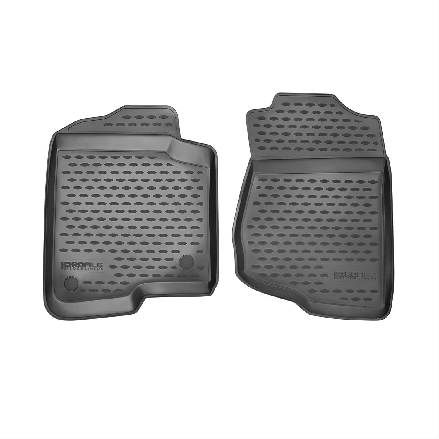 Westin Profile Floor Liners 74-22-21014 Mats, Liners, Front Seat, Rubberized Polymer, Black, Logo, for Kia, Pair thumbnail 5