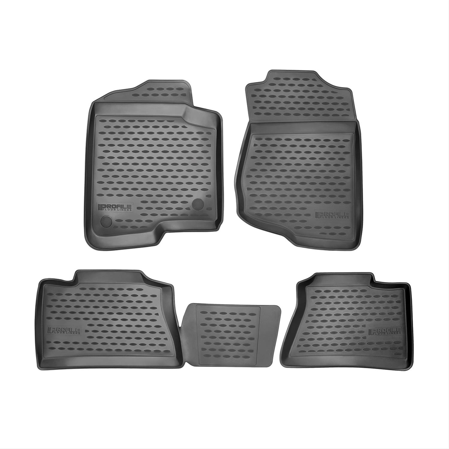 Westin Profile Floor Liners for 2012-2017 RANGE ROVER EVOQUE - 74-23-41007 Mats, Liners, Front/Second Seat, Rubberized Polymer, Black, Logo, Land Rover, Set thumbnail 5