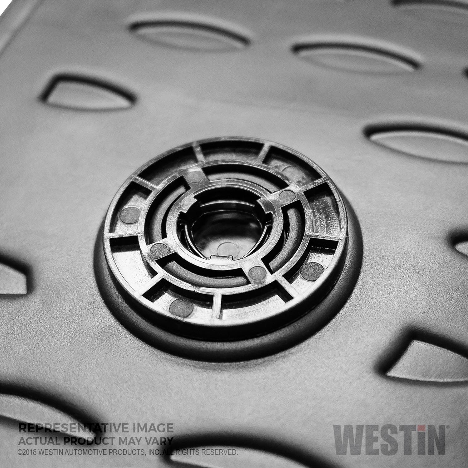 Westin Profile Floor Liners 74-39-11029 Mats, Liners, Front Seat, Rubberized Polymer, Black, Logo, Subaru, Pair thumbnail 2