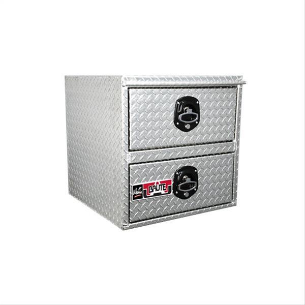 Westin Automotive Truck Toolboxes and Utility Boxes 80-HDD24 BRTBX HD Under Body 24in x 24in w/Top & Bottom Drawers, Aluminum