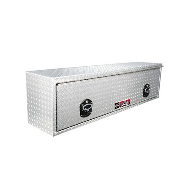 Westin/Brute HD Top Sider 13in x 60in w/flip up Door - Aluminum