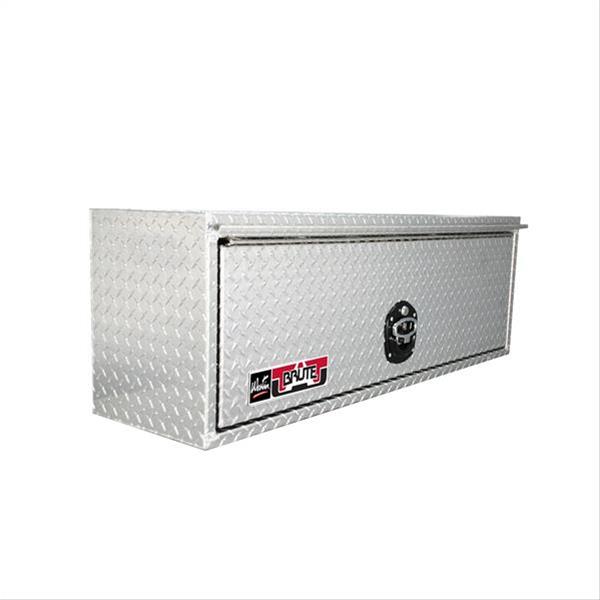 Westin/Brute HD Top Sider 13in x 88in w/flip up Doors - Aluminum