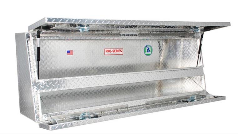 Westin/Brute Contractor TopSider 60in w/ Doors - Aluminum
