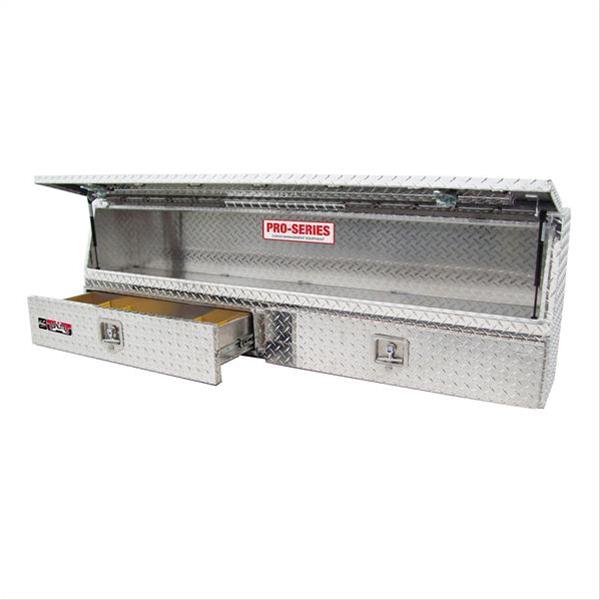 Westin/Brute Contractor TopSider 90in w/ Doors - Aluminum