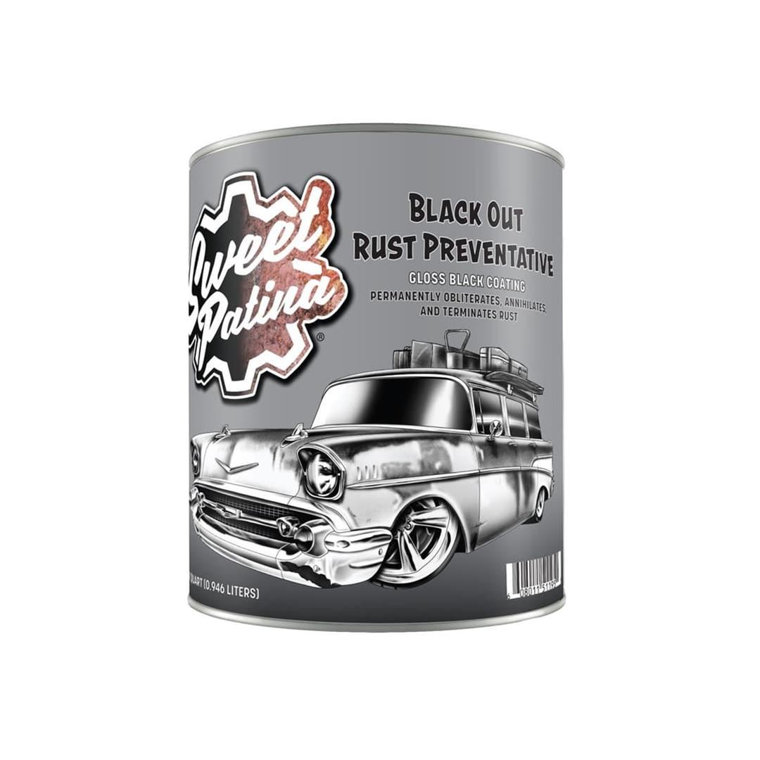 Sweet Patina Black Out Rust Preventative Quart Gloss Black SP-600