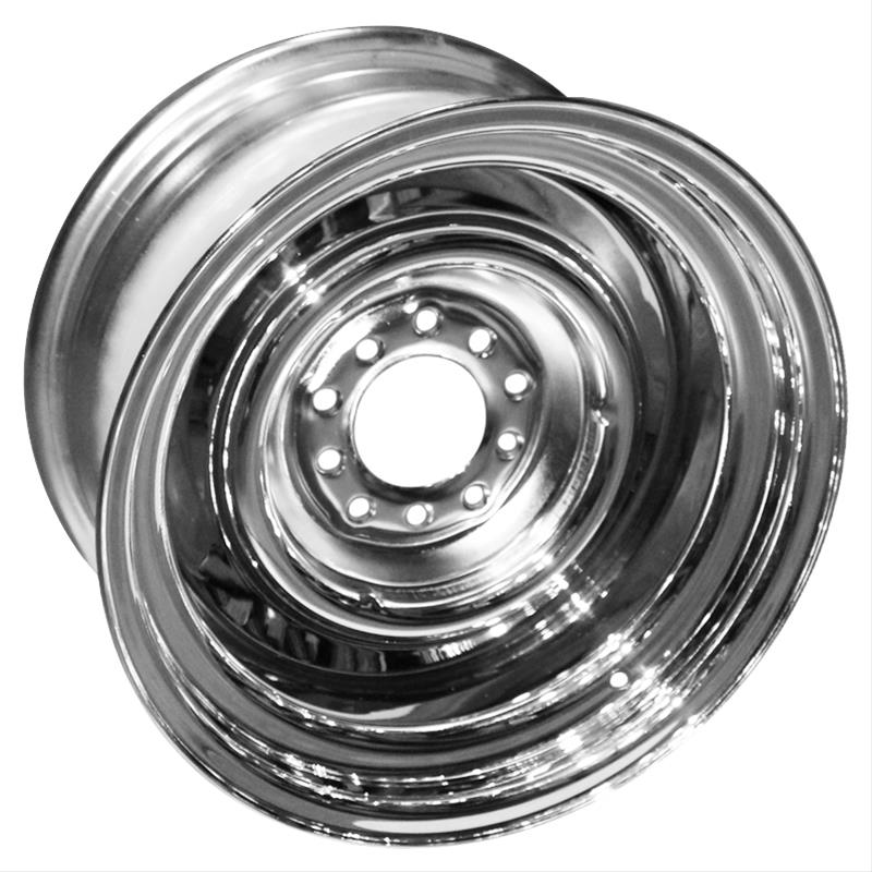 Wheel Vintiques 10 461204 Wheel Vintiques 10 Series Chrome Smoothie Wheels Summit Racing 8901