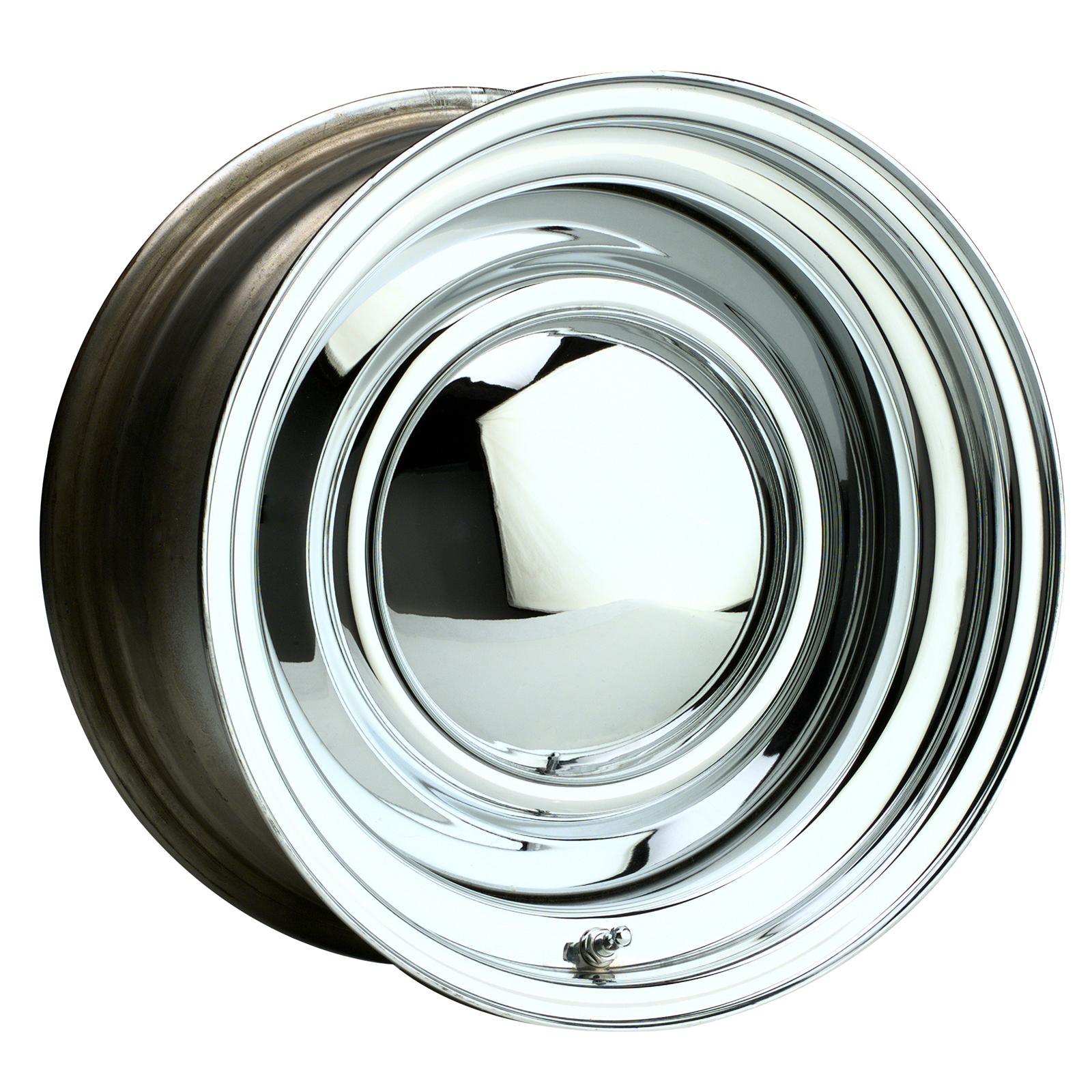 Wheel Vintiques 10-661204K Wheel Vintiques 10 Series Chrome Smoothie ...