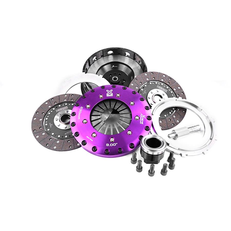 XClutch 15-18 BMW M3 Base 3.0L 9in Twin Solid Organic Clutch Kit
