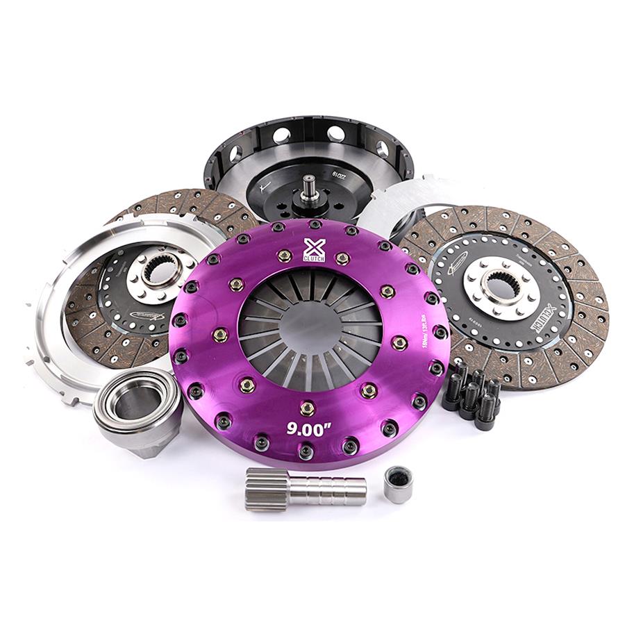 XClutch 11-13 BMW 335is Base 3.0L 9in Twin Solid Organic Clutch Kit (6 Bolt/PB in Input Shaft)