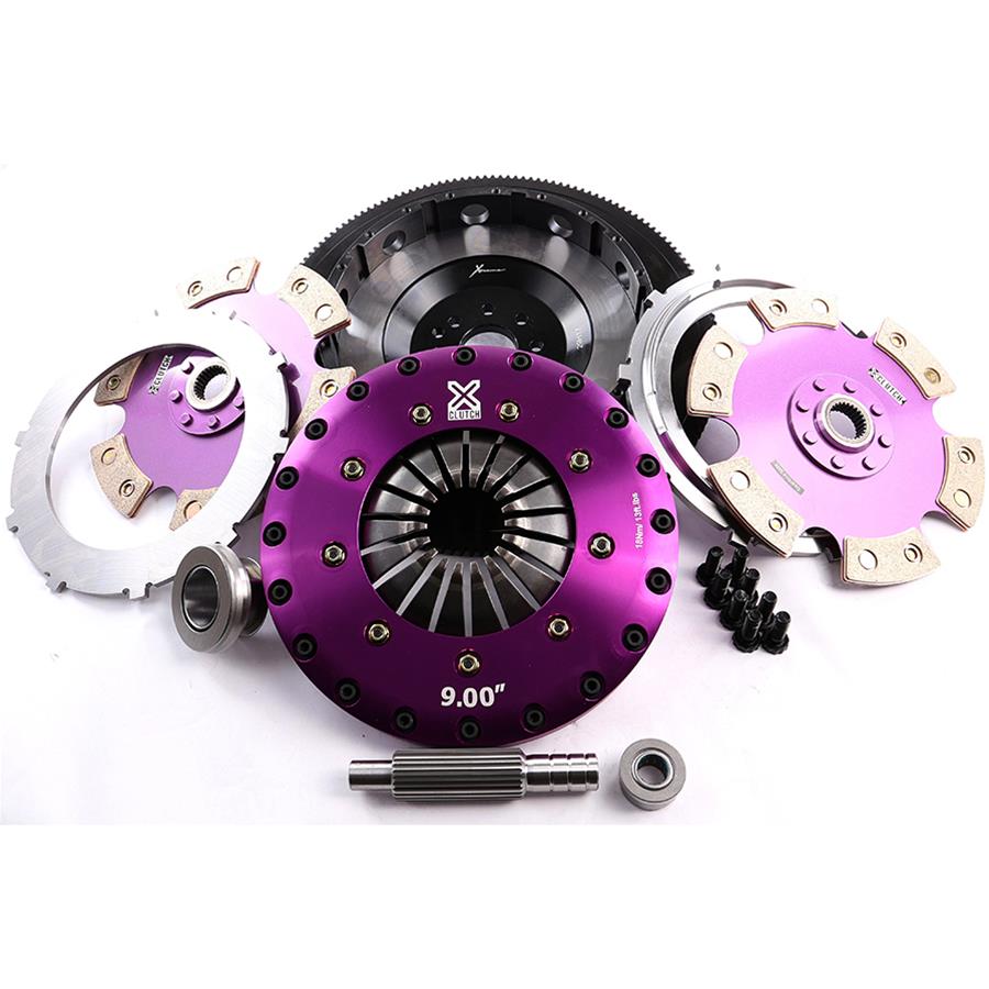 XClutch 96-04 Ford Mustang GT 4.6L 9in Twin Solid Ceramic Clutch Kit