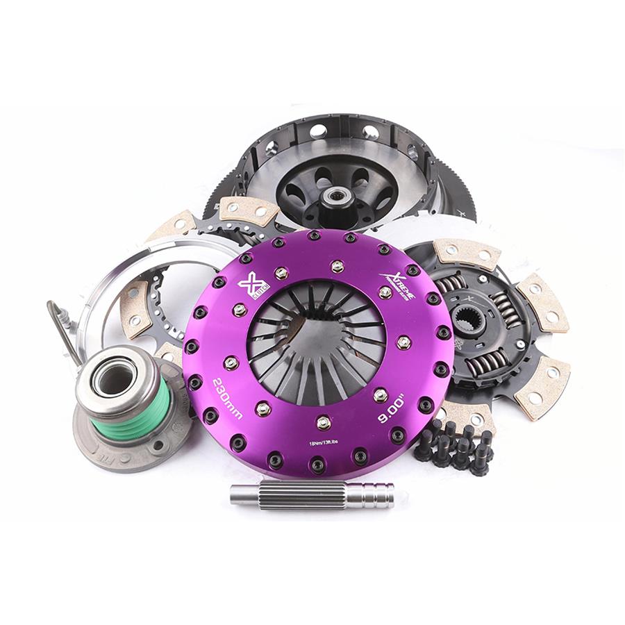 XClutch 18-24 Ford Mustang GT 5.0L 9in Twin Sprung Ceramic Clutch Kit