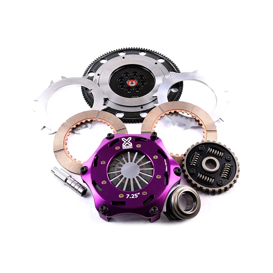 XClutch 88-91 Honda CRX Si 1.6L 7.25in Twin Sprung Ceramic Clutch Kit