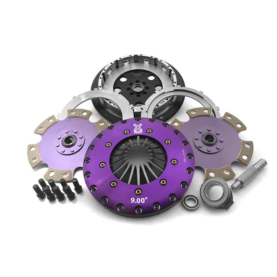 XClutch 17-21 Honda Civic Type R 2.0L 9in Twin Solid Ceramic Clutch Kit