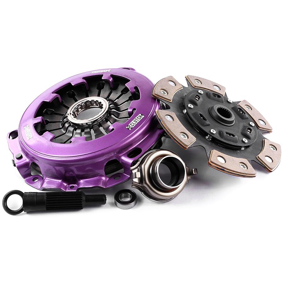 XClutch 1997 Mitsubishi Lancer EVO IV 2.0L Stage 2R Extra HD Sprung Ceramic Clutch Kit
