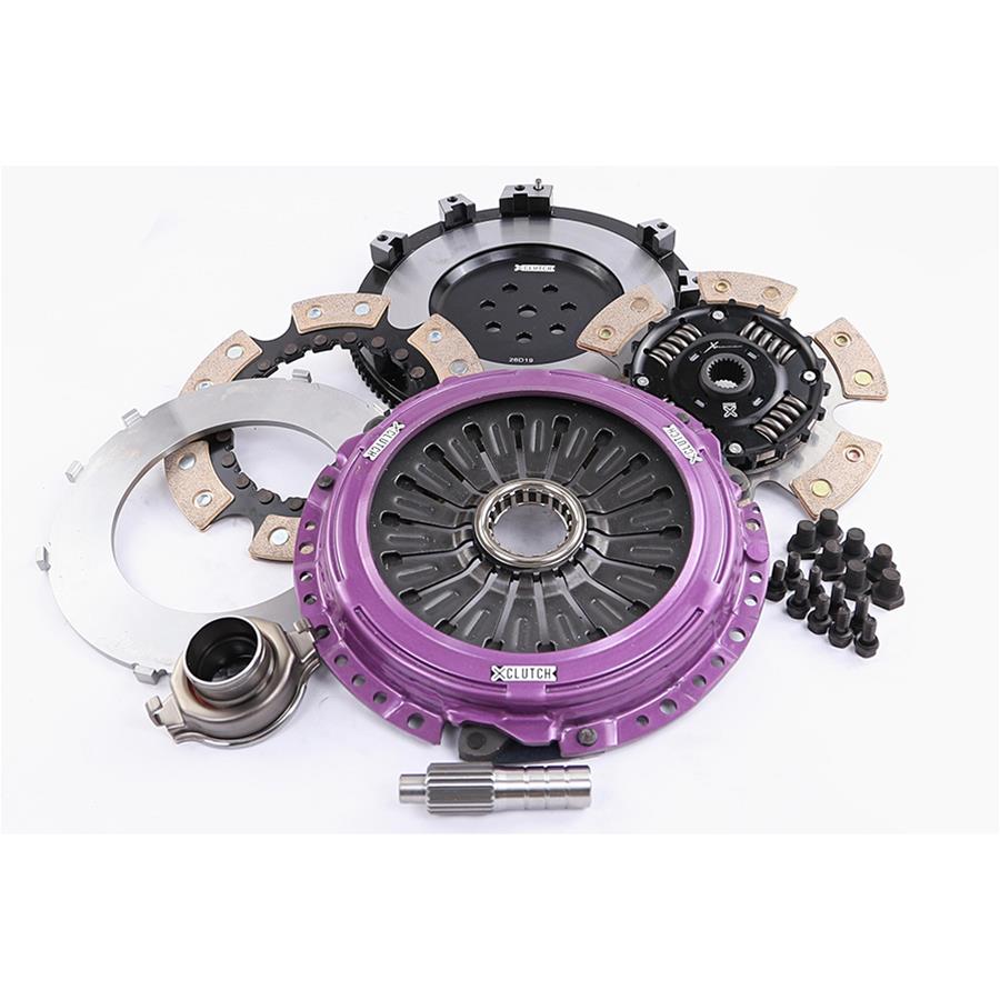 XClutch 1997 Mitsubishi Lancer EVO IV 2.0L 9in Twin Sprung Ceramic Clutch Kit