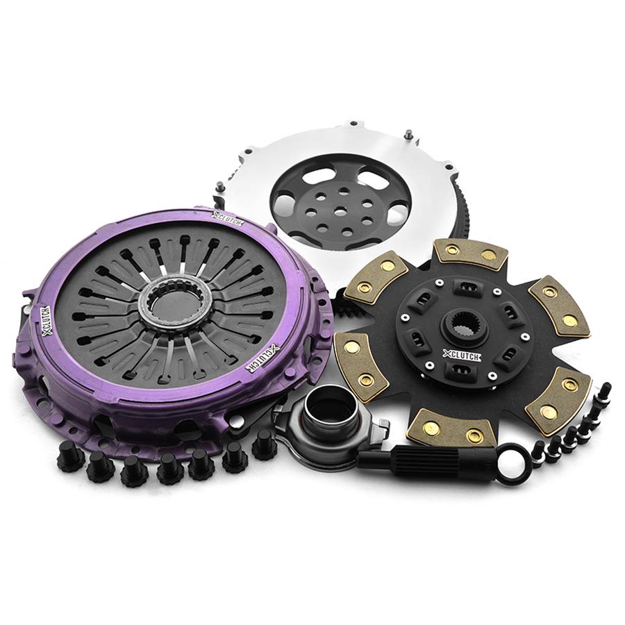 XClutch 1997 Mitsubishi Lancer EVO IV 2.0L Stage 2 Sprung Ceramic Clutch Kit
