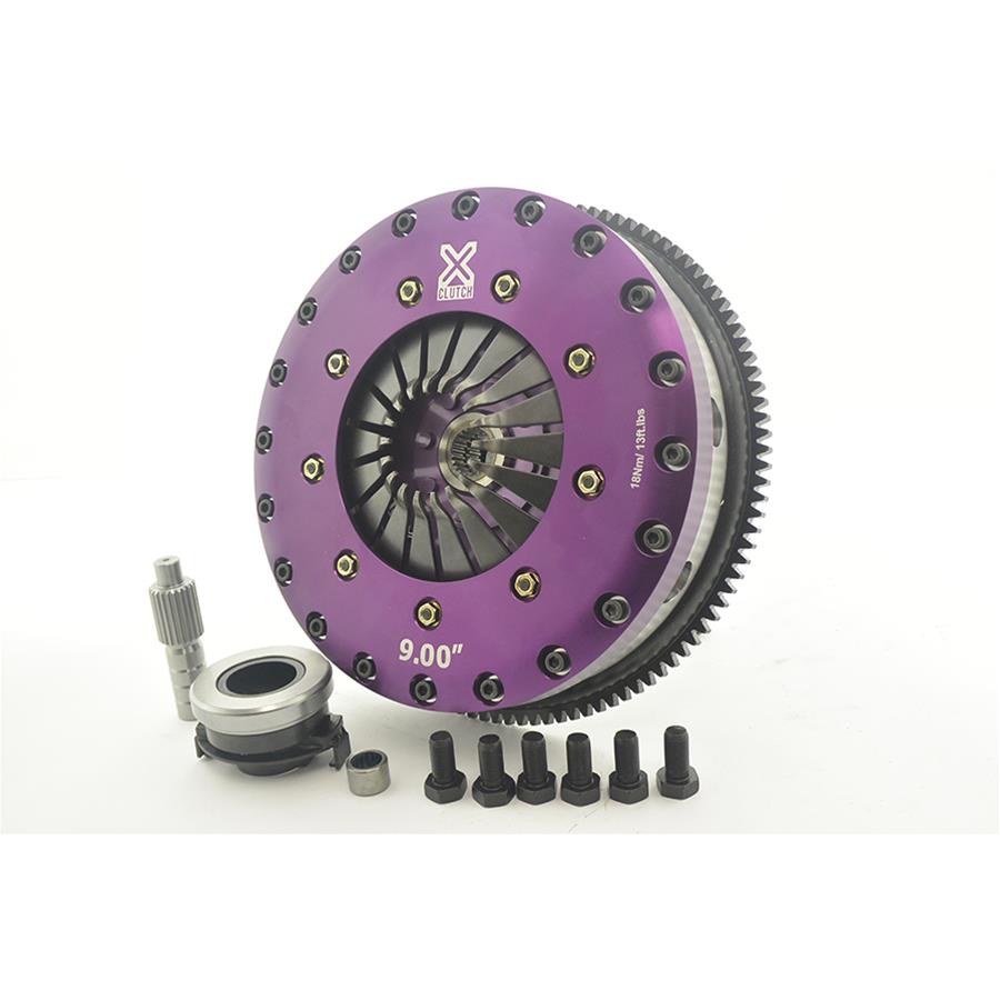 XClutch 06-07 Mazda Mazdaspeed 3 2.3L Turbo 9in Twin Solid Ceramic Clutch Kit