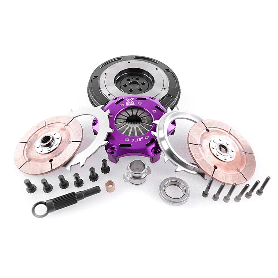 XClutch 89-94 Nissan Skyline GT-R 2.6L 7.25in Twin Solid Ceramic Clutch Kit