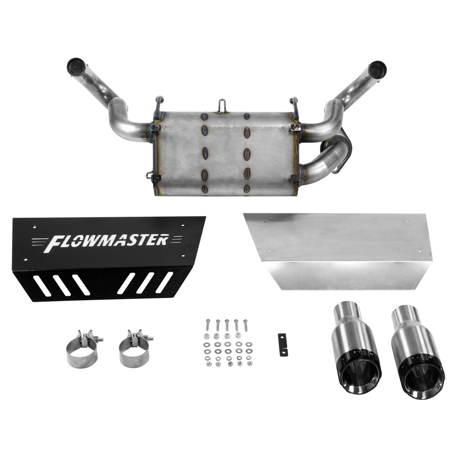 XDR Performance Slip-On Muffler Systems 7510 Muffler, XDR, Can-Am, Stainless, Natural, Oval, Slip-On, Polaris, Each thumbnail 8