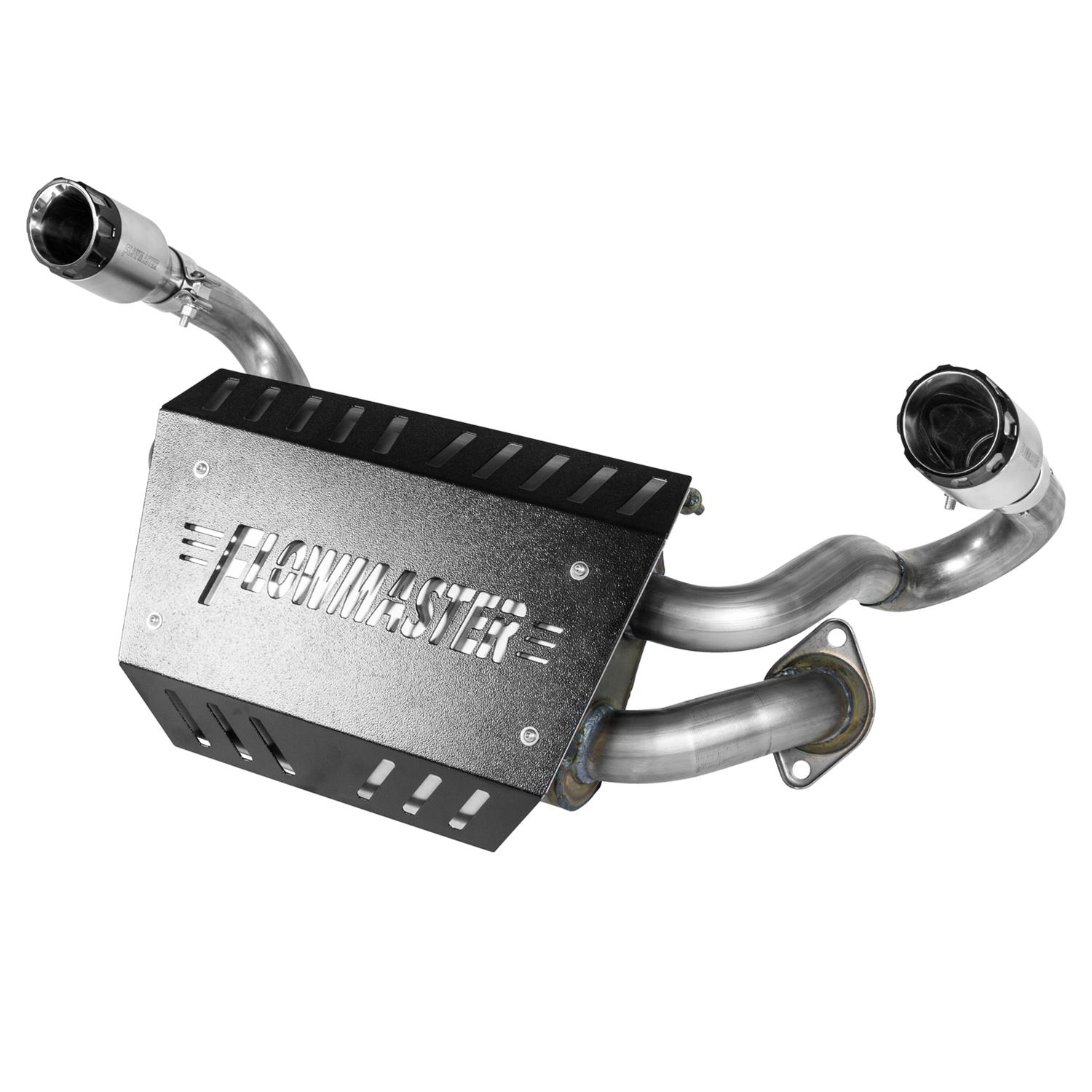 XDR Performance Slip-On Muffler Systems 7510 Muffler, XDR, Can-Am, Stainless, Natural, Oval, Slip-On, Polaris, Each thumbnail 2