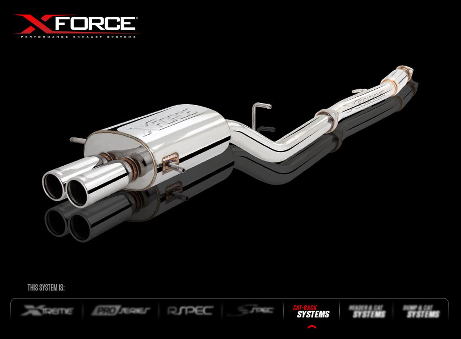 XForce ESSW05MP01CBS XForce Exhaust Systems Summit Racing