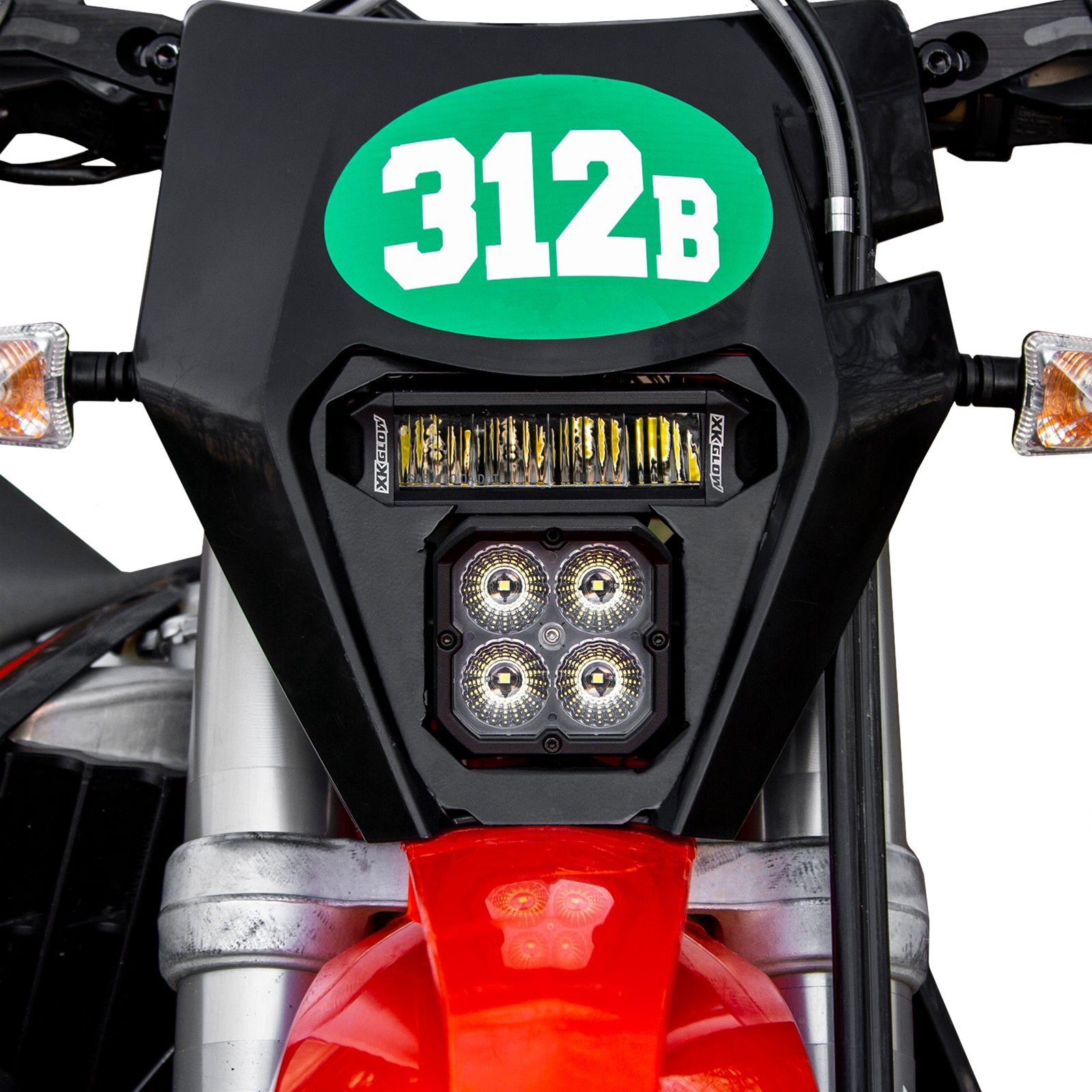 XK Glow Powersports Headlight Assemblies XK-DS-KTM KTM Dual Sport Kit thumbnail 2