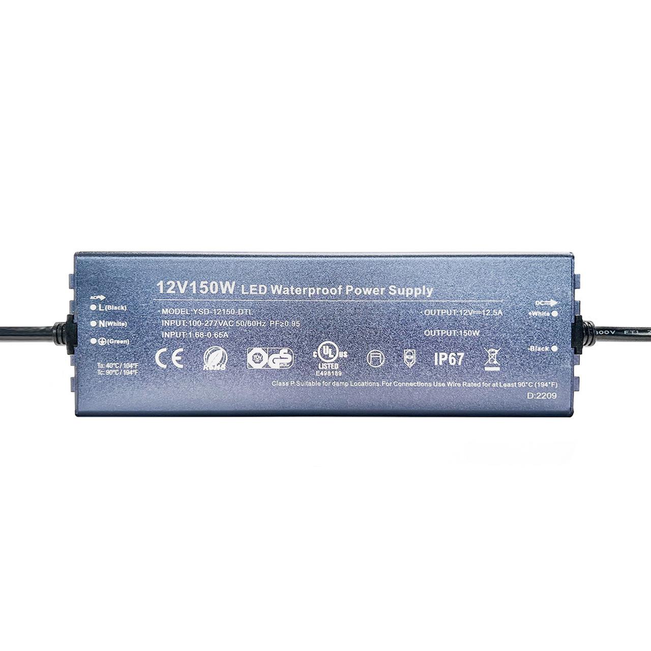 XK Glow Wiring Harnesses XK-POWER-150 AC POWER ADAPTER, WATERPROOF 150W