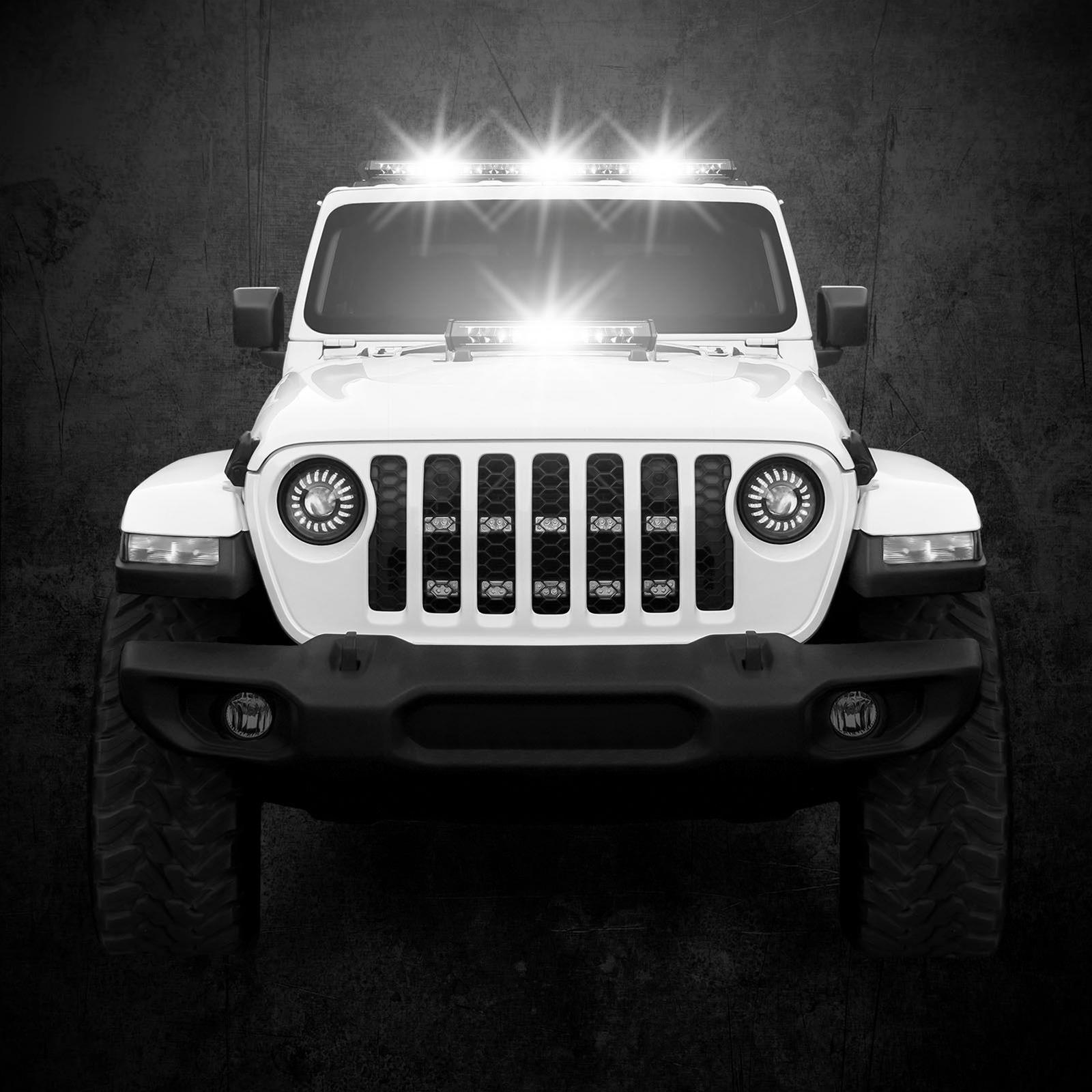 XK Glow Light Bars, Pods and Fog Lights XK-SAR-2W 36" White Housing SAR Bar - Emergency Search Rescue thumbnail 6