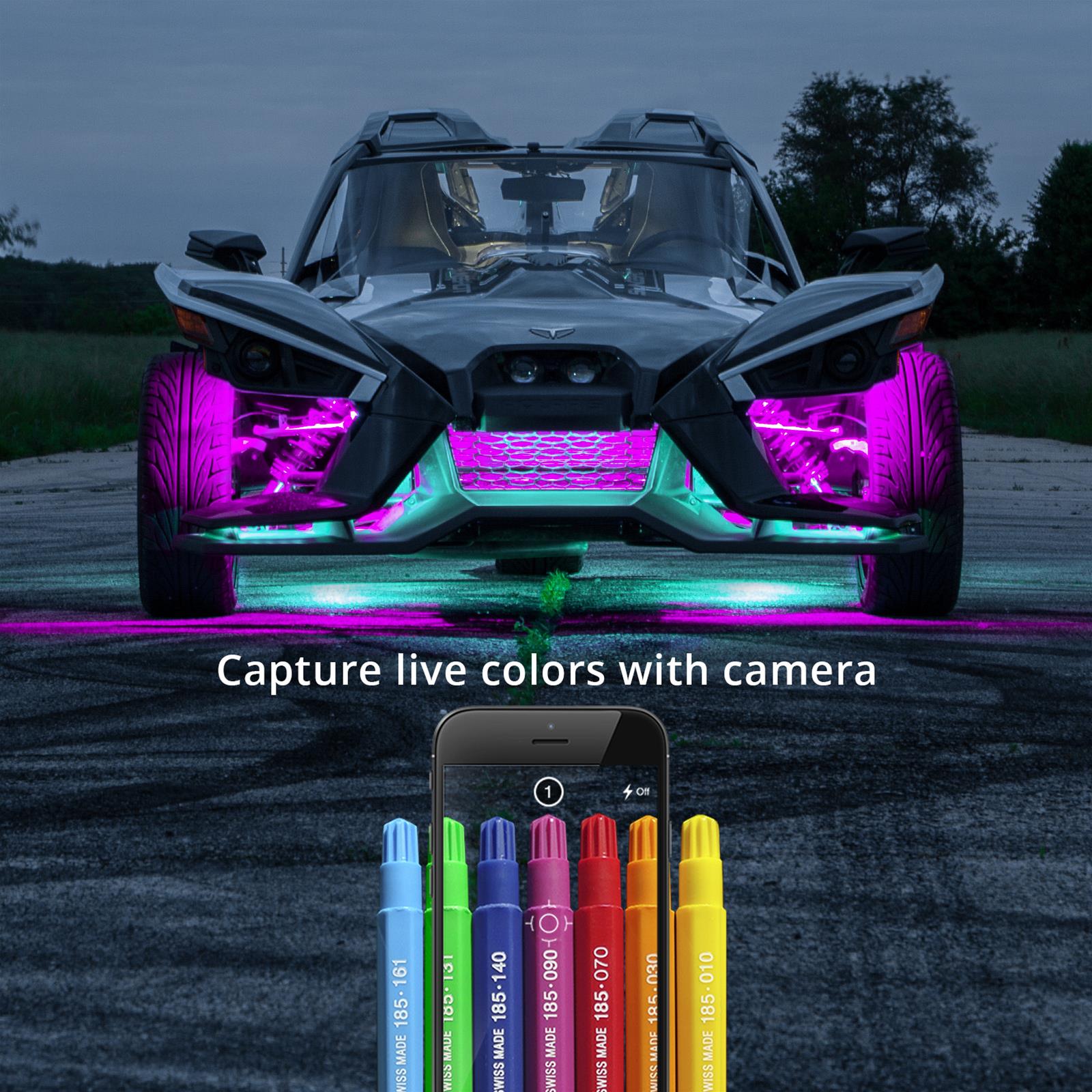 XK Glow XKSLINGADV XK Glow XKchrome LED Underglow Light Kits Summit