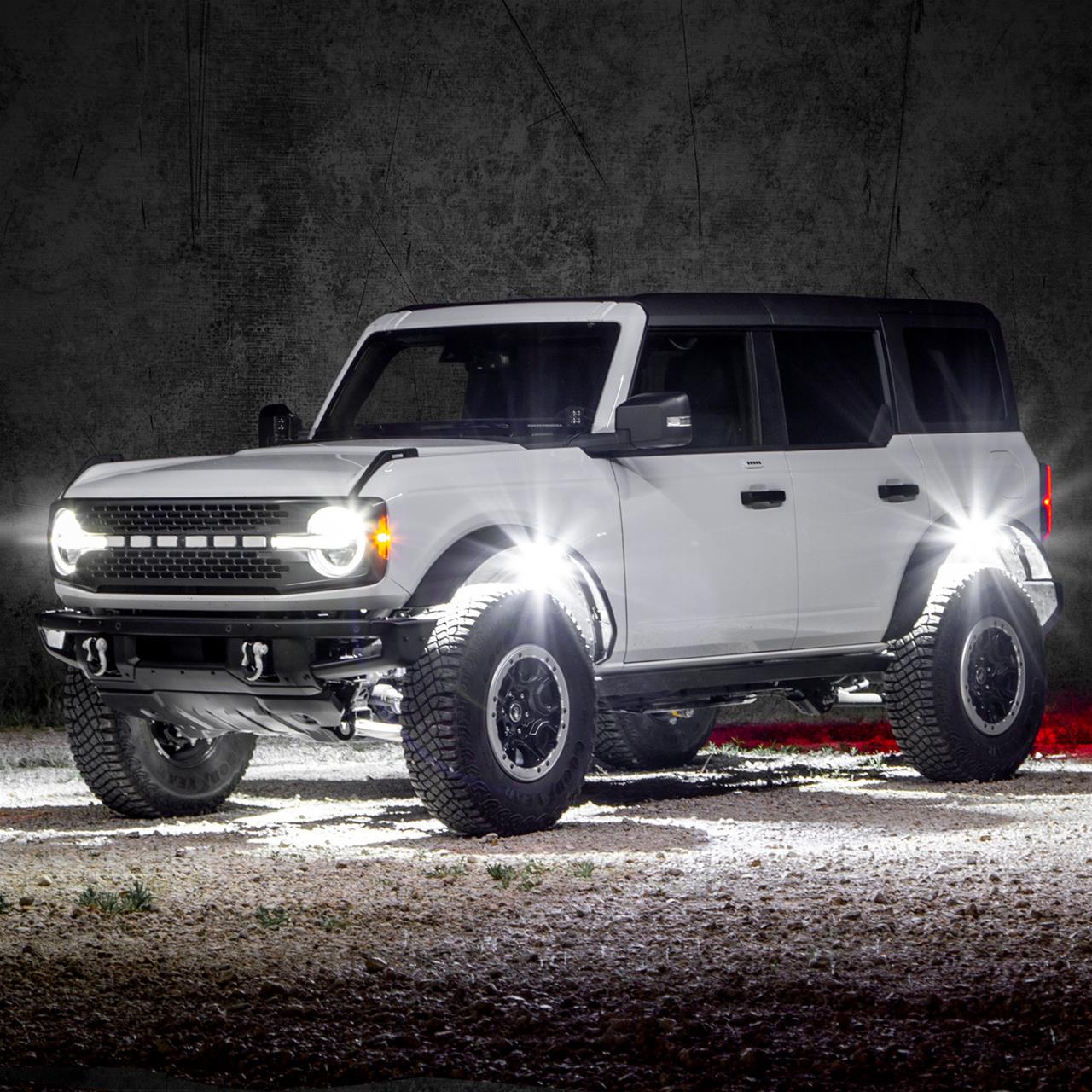 XK Glow Pure White Rock Light Kits XK-WROCK-STA Accent Lights, LED, Four Lights, White, Kit thumbnail 3