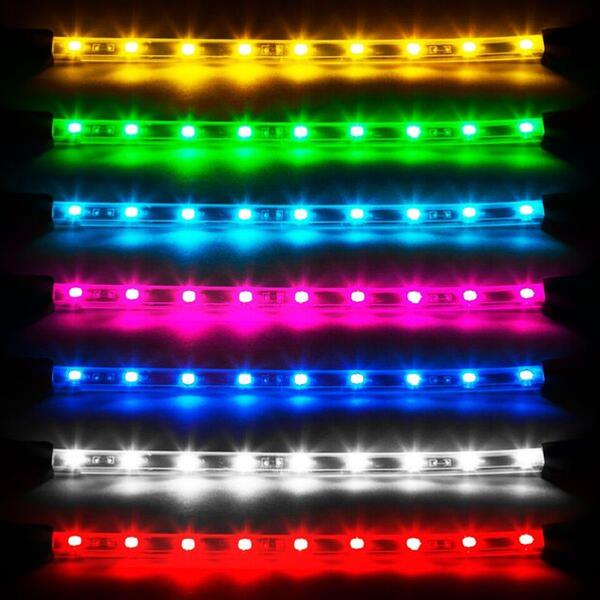 XK Glow LED Undercar Light Kits XK041004-A Amber - 4x8-in. Single Color XKGLOW UnderglowLED Accent Car/Truck Kit thumbnail 4