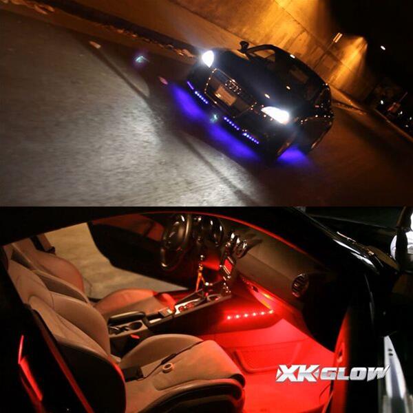 XK Glow Remote Control LED Undercar Light Kits XK041007 Accent Lights, Kit, Multicolor, Waterproof, Wireless Key Fob, Kit thumbnail 7
