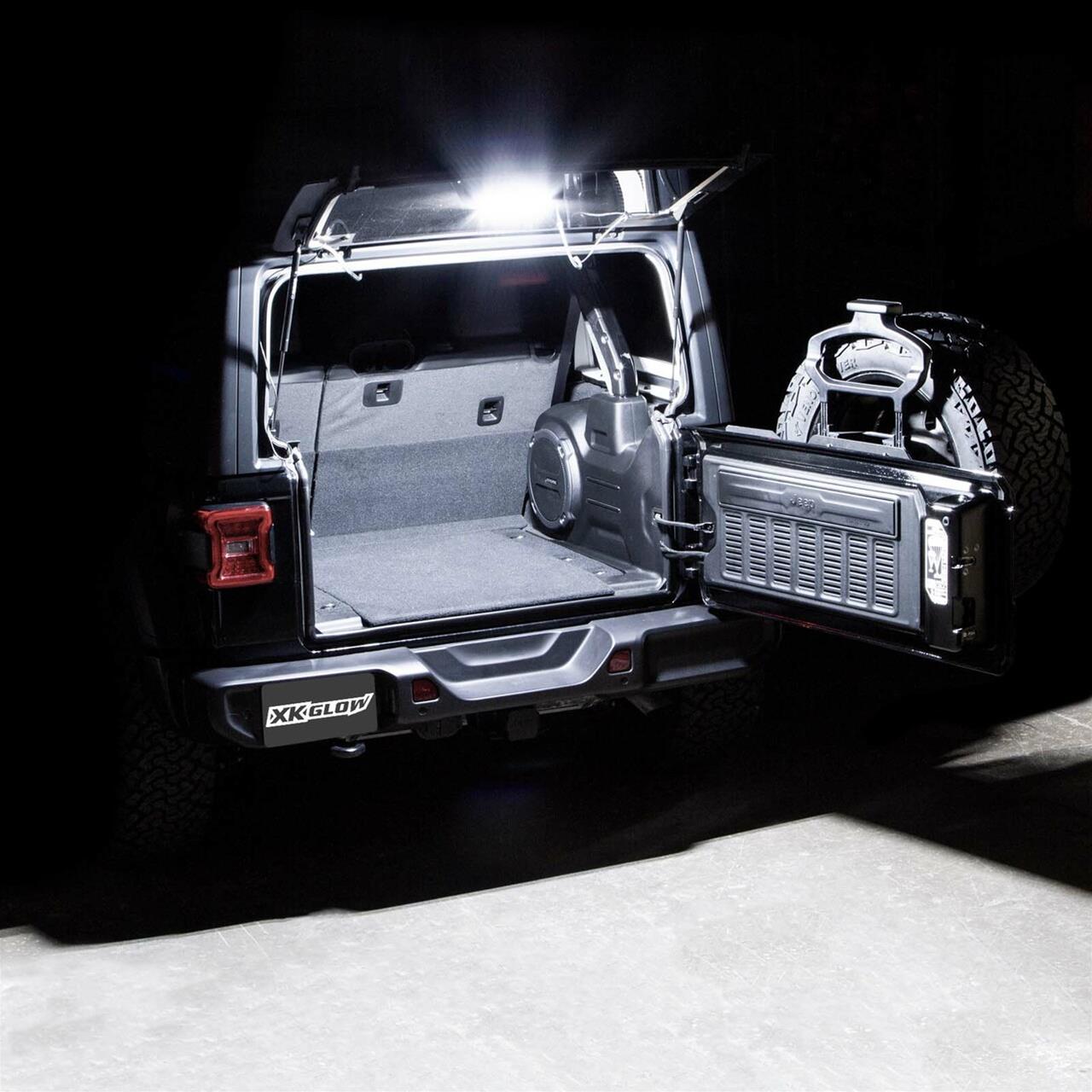 XK Glow Interior Lights XK041026 LED Cargo Light for Jeep Wrangler JL thumbnail 2